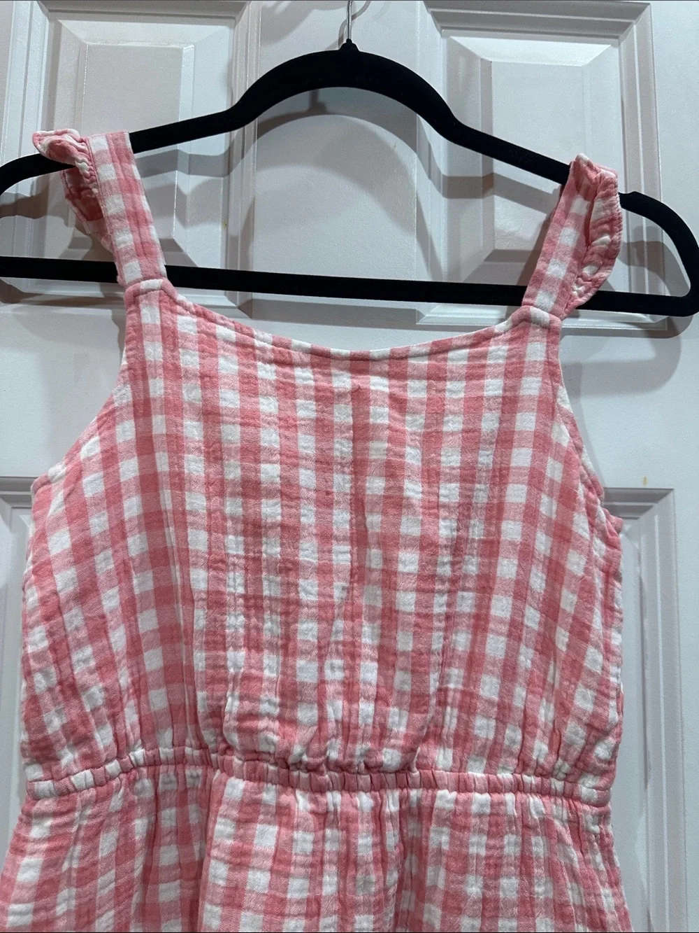 NWOT GAP Pink Gingham Sundress for Girls size 10/12